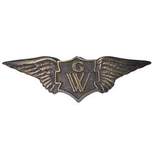 Vtg Honda Goldwing GW Wings Motorcycle Biker Vest Jacket Lapel Pin Badge Eagle